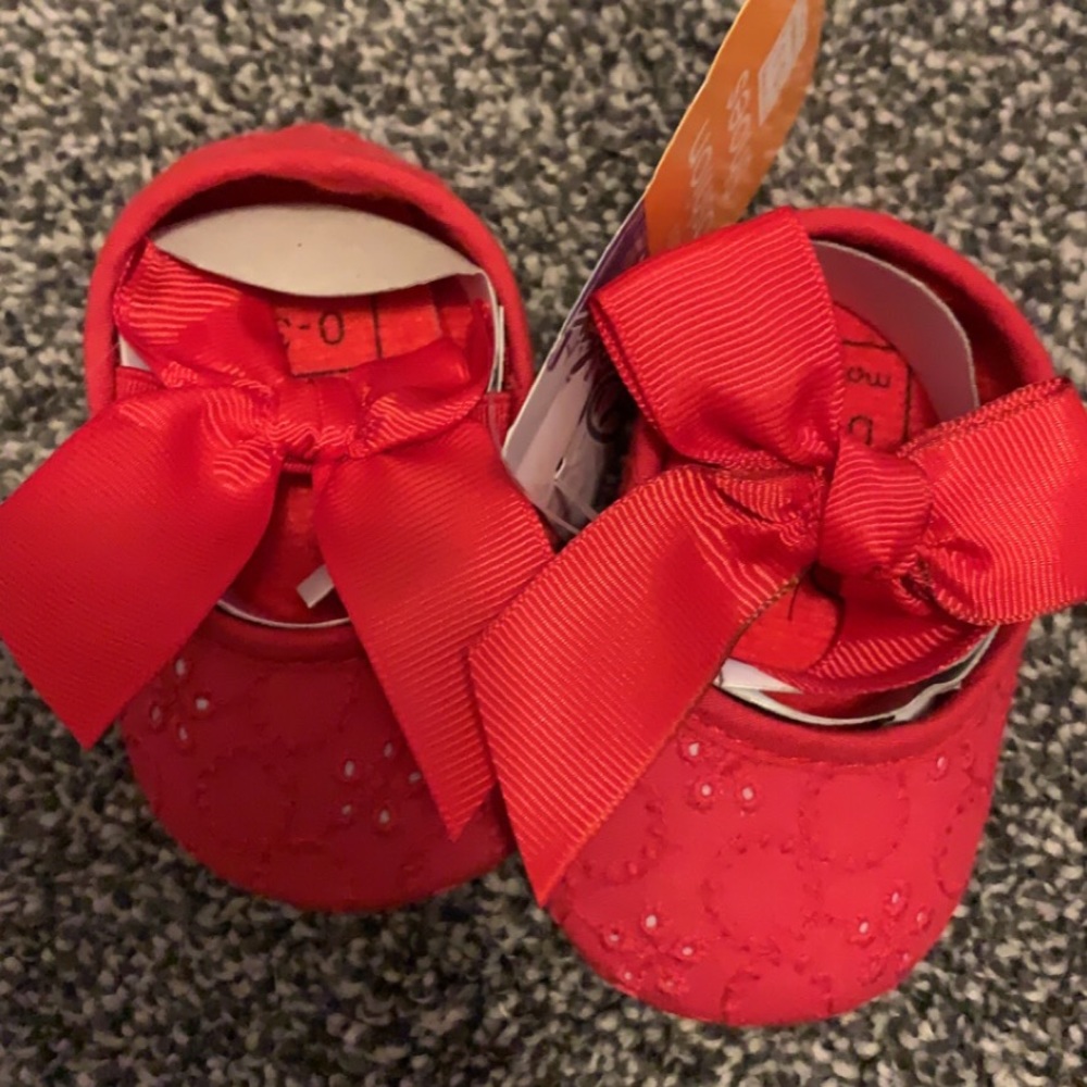 Brand new Red baby shoes